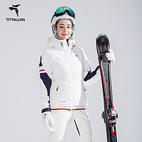 TITTALLON 体拓 滑雪服套装 女冬季保暖防风防水专业双板滑雪上衣