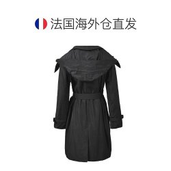 burberry博柏利欧洲直邮burberry博柏利女士带帽子双排扣风衣外套