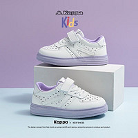 Kappa 卡帕 Kids卡帕童鞋儿童小白鞋春夏季新款透气板鞋低帮运动鞋子