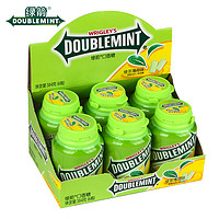 DOUBLEMINT 綠箭 口香糖約40粒64g*2瓶綠茶薄荷清新口氣零食糖果多人團29-0205