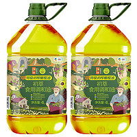 88VIP：CHUCUI 初萃 中粮初萃调和油葵花橄榄调和油4000ml*2桶含10%特级初榨橄榄油