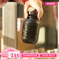 OPUS 保温杯茶水分离大容量316便携户外保冷运动杯38女神节 极地黑 325ml