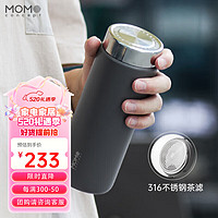 MOMOCONCEPT 泡茶保温杯男士成人实用momo车载水杯420ml 90%灰