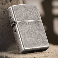 ZIPPO 之宝 打火机 仿古银 仿古电镀121FB  煤油防风火机