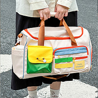 范爷家 ins风旅行收纳包大容量短途旅游包手提袋女便携外出行李袋健身包