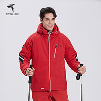 TITTALLON 体拓 男式专业双板滑雪服夹棉保暖户外滑雪上衣