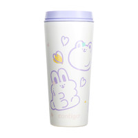 contigo 康迪克 吸管杯咖啡杯儿童水杯防漏便携不锈钢保温杯