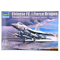 TRUMPETER 小号手 1/72 中国FC-1枭龙 巴基斯坦JF-17雷电 拼装飞机模型01657