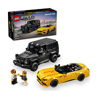 LEGO 乐高 超级赛车系列 76924 Mercedes-AMG G 63 与 Mercedes-AMG SL 63