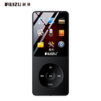 RUIZU 锐族 X02 8G 黑色（带资料版） 运动MP3/MP4音乐播放器迷你学生随身听便携式电子书英语听力插卡