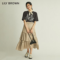 Lily Brown 春夏  少女多层不规则蛋糕裙半身裙LWFS211123