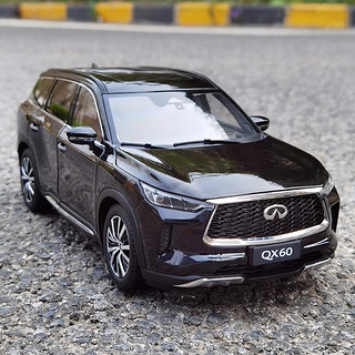 跃纪生  原厂 1:18 英菲尼迪 QX50 仿真汽车模型 汽车模型合金车模收藏 2022款 英菲尼迪QX60 蓝色