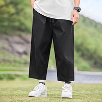 N－MAX NMAX大码男装潮牌原创设计纯色直筒夏季透气胖子宽松加大休闲长裤