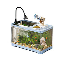 凯希慕 鱼缸金鱼缸客厅家用造景亚克力小型周转箱懒人免换水生态水族箱