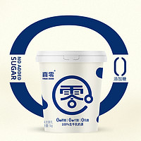 88VIP：真零 认养0添加蔗糖酸奶1kg*2桶原味酸奶营养代餐低温