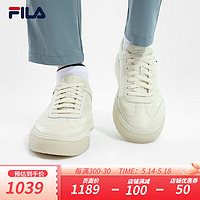 FILA 斐乐男鞋OLIMPICA摩登板鞋2024夏时尚休闲鞋运动鞋 白芦笋-WA 39