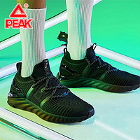 PEAK 匹克 态极1.0plus跑步鞋夏季新款网面透气休闲鞋学生黑色运动鞋男