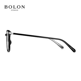 暴龙（BOLON）眼镜近视光学镜眼镜框可配度数 BJ5110B10框+优可视变色1.60 B10-亮黑