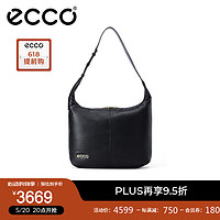 爱步（ECCO）【Natacha联名】单肩包女 24年新款牛皮大容量手提包 9108002 黑色910800290000