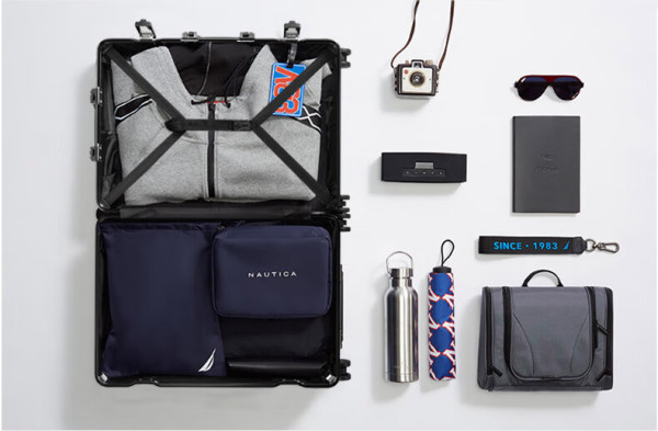 【省70元】诺帝卡拉杆箱_nautica 诺帝卡 铝框行李箱男万向轮拉杆箱