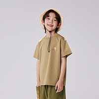 88VIP：EBAER 一贝皇城 儿童圆领T恤2024夏季新款男女童抗菌短袖上衣童装索罗娜体恤