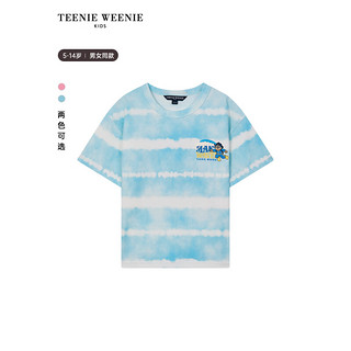 Teenie Weenie Kids小熊童装24夏季男女童海滩风舒适透气T恤 粉色 150cm