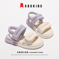 88VIP：ABCKIDS ABC KIDS儿童凉鞋2024夏季新款鞋子女童时尚潮流百搭休闲露趾童鞋