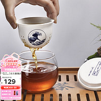 大英博物館 神奈川沖浪里花茶杯馬克杯 水杯創意禮物