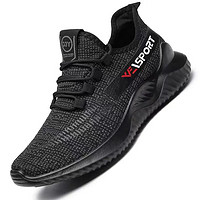 Tasidi-G新款休闲运动鞋软底网面透气韩版时尚椰子鞋 205A黑色 40