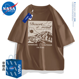 NASA ADIMEDAS 男士纯棉短袖T恤