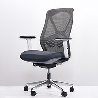 大匠传成 办公椅 老板椅职员椅会议椅电脑椅家用靠背转椅 灰色 DJ-B908K