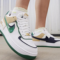 NIKE 耐克 AIR FORCE 1 SHADOW 轻盈舒适厚底 女子运动鞋