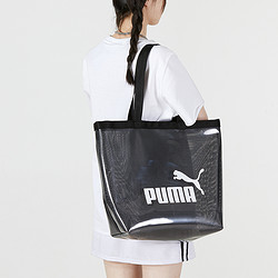 PUMA 彪马 黑色男女包新款果冻包单肩包托特包通勤休闲包078871-01