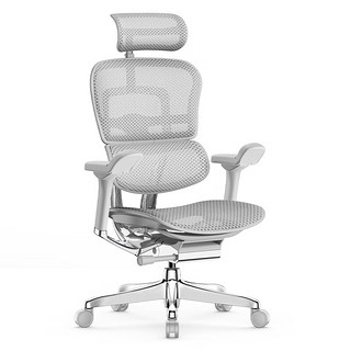 金豪E 2代 人体工学电脑椅 银白色 Q4.0版