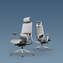 摩伽 Motostuhl 摩伽 S5精准找腰人体工学办公椅电脑椅 月岩灰 月岩灰