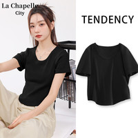 La Chapelle 女士短袖T恤女 (凑单3件)
