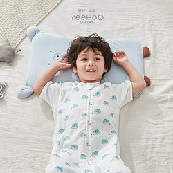 YeeHoO 英氏 乐享Luxury婴儿童分腿竹棉睡袋透气四季短袖长袖