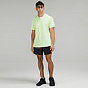 20点开始：lululemon 丨Fast and Free 男士运动短袖 T 恤 *反光款 LM3DSQS 褪色绿 M