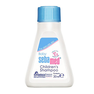 sebamed 施巴 有效期到24年儿童洗发水婴儿温和清洁洗发液小样介意慎拍 儿童洗发水20ml