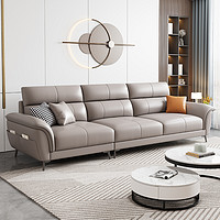 简约现代2024科技布沙发客厅小户型北欧轻奢直排三四人位家具