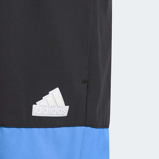 阿迪达斯（adidas）童装24夏季男小童裤子防晒UPF50+拒水防泼运动休闲短裤IT1810黑蓝 116cm