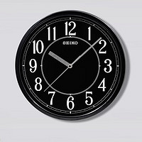 SEIKO 精工 时尚12英寸30cm客厅办公室钟表北欧简约大气挂表个性挂钟