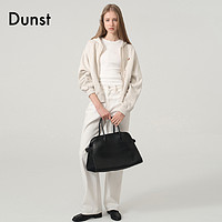 Dunst 新品纯棉皮标半拉链卫衣UDTS4A107