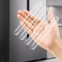 手戶冰箱門防撞條硅膠玻璃護角保護條護墻角衣柜家具隱形透明防碰撞貼