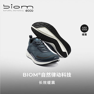 爱步（ECCO）*BIOM2.2跑步鞋男鞋 2024年春季新款运动鞋男透气训练 健步830754 深蓝色83075411415 4