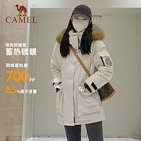 CAMEL 骆驼 户外工装羽绒服035女冬新款加厚700蓬外套