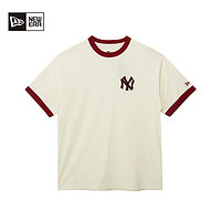 NEW ERA 纽亦华 夏季新款MLB系列NY短袖T恤简约潮流男女情侣上衣