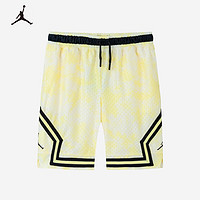 Jordan 童装男女童夏季透气运动短裤儿童针织裤子 柠檬黄 120