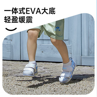 基诺浦（ginoble）儿童学步鞋夏季 18个月-5岁婴儿透气凉鞋 24夏男女童机能鞋GY1597  150mm 内长16 脚长14.6-15.5cm