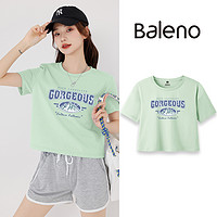 Baleno 班尼路 短袖T恤  女夏季純棉短款